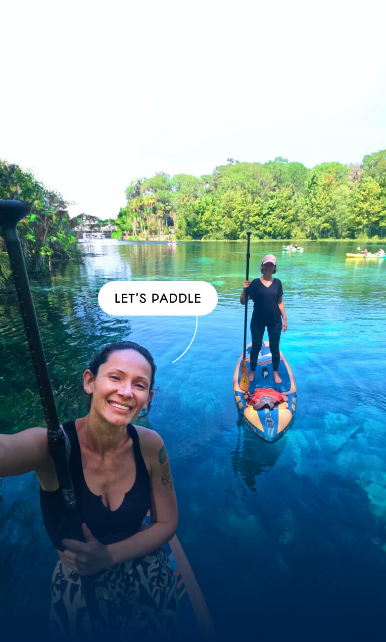Guided paddleboarding trip in Florida