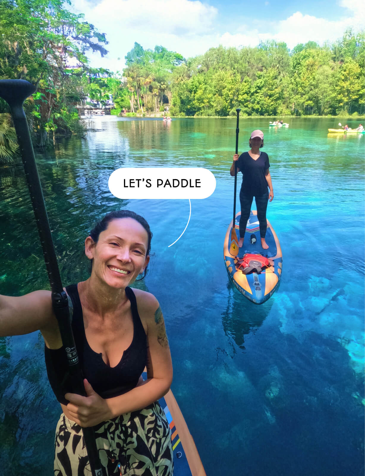 Guided paddleboarding trip in Florida